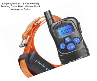 Dogwidgets DW-18 Remote Dog Training Collar Beep Vibrate Shock Waterproof Collar