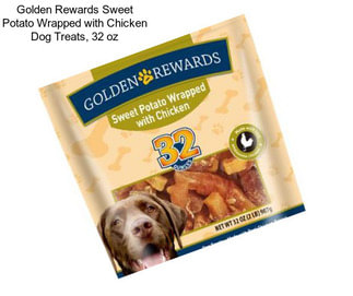 Golden Rewards Sweet Potato Wrapped with Chicken Dog Treats, 32 oz
