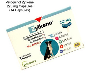 Vetoquinol Zylkene 225 mg Capsules (14 Capsules)