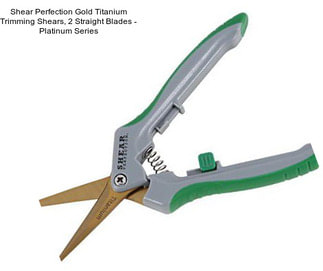 Shear Perfection Gold Titanium Trimming Shears, 2\