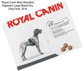 Royal Canin Maxi Sensitive Digestion Large Breed Dry Dog Food, 30 lb