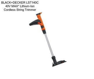 BLACK+DECKER LST140C 40V MAX* Lithium-Ion Cordless String Trimmer