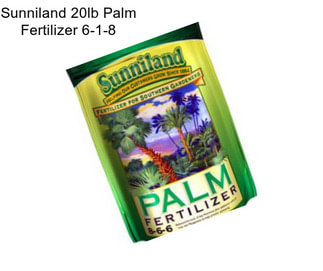 Sunniland 20lb Palm Fertilizer 6-1-8