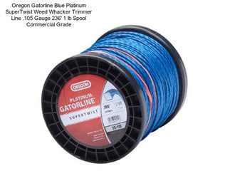 Oregon Gatorline Blue Platinum SuperTwist Weed Whacker Trimmer Line .105\