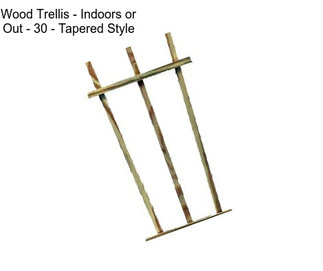 Wood Trellis - Indoors or Out - 30\