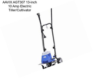 AAVIX AGT307 13-inch 10 Amp Electric Tiller/Cultivator