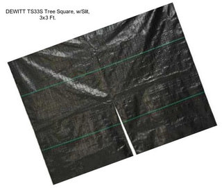 DEWITT TS33S Tree Square, w/Slit, 3x3 Ft.