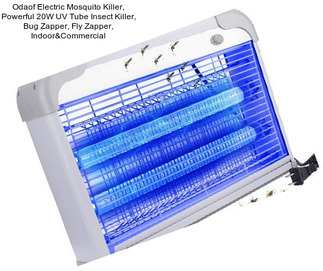 Odaof Electric Mosquito Killer, Powerful 20W UV Tube Insect Killer, Bug Zapper, Fly Zapper, Indoor&Commercial