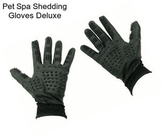 Pet Spa Shedding Gloves Deluxe