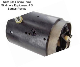 New Boss Snow Plow Skidmore Equipment J S Barnes Pumps