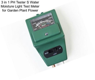 3 in 1 PH Tester S Water Moisture Light Test Meter for Garden Plant Flower