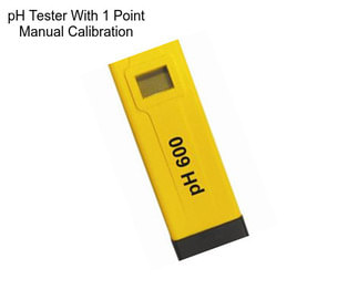 PH Tester With 1 Point Manual Calibration