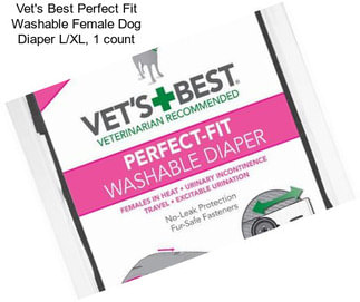 Vet\'s Best Perfect Fit Washable Female Dog Diaper L/XL, 1 count