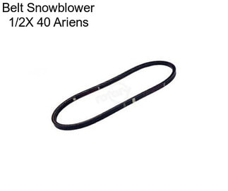 Belt Snowblower 1/2\