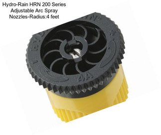 Hydro-Rain HRN 200 Series Adjustable Arc Spray Nozzles-Radius:4 feet