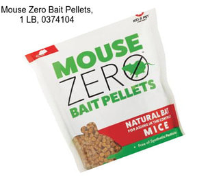 Mouse Zero Bait Pellets, 1 LB, 0374104
