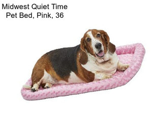 Midwest Quiet Time Pet Bed, Pink, 36\