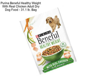 Purina Beneful Healthy Weight With Real Chicken Adult Dry Dog Food - 31.1 lb. Bag