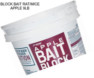 BLOCK BAIT RAT/MICE APPLE 9LB