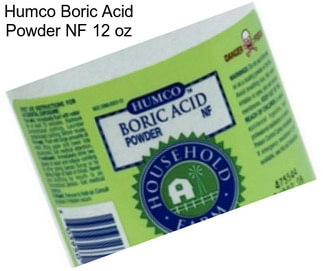 Humco Boric Acid Powder NF 12 oz