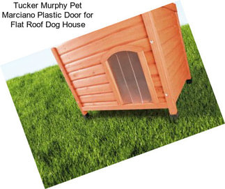 Tucker Murphy Pet Marciano Plastic Door for Flat Roof Dog House