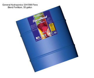 General Hydroponics GH1598 Flora Blend Fertilizer, 55 gallon