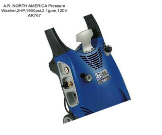 A.R. NORTH AMERICA Pressure Washer,2HP,1900psi,2.1gpm,120V AR767