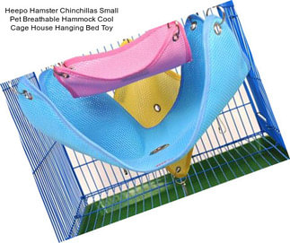 Heepo Hamster Chinchillas Small Pet Breathable Hammock Cool Cage House Hanging Bed Toy