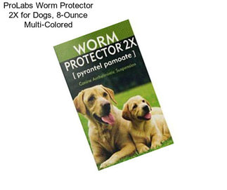 ProLabs Worm Protector 2X for Dogs, 8-Ounce Multi-Colored