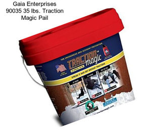 Gaia Enterprises 90035 35 lbs. Traction Magic Pail