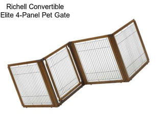 Richell Convertible Elite 4-Panel Pet Gate