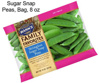 Sugar Snap Peas, Bag, 8 oz