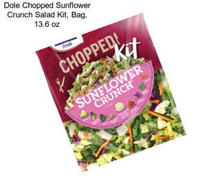 Dole Chopped Sunflower Crunch Salad Kit, Bag, 13.6 oz