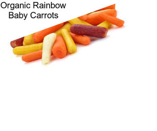 Organic Rainbow Baby Carrots