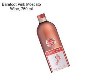 Barefoot Pink Moscato Wine, 750 ml