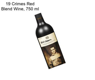 19 Crimes Red Blend Wine, 750 ml