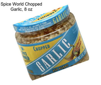 Spice World Chopped Garlic, 8 oz