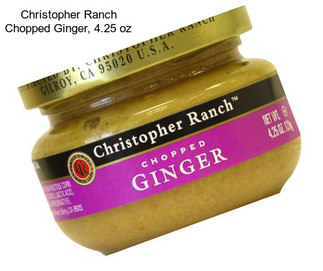 Christopher Ranch Chopped Ginger, 4.25 oz