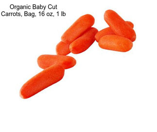 Organic Baby Cut Carrots, Bag, 16 oz, 1 lb