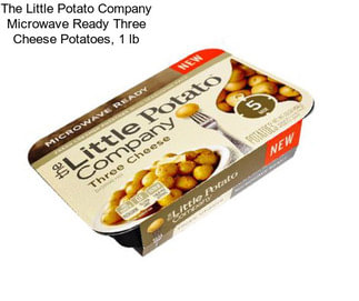 The Little Potato Company Microwave Ready Three Cheese Potatoes, 1 lb