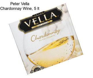 Peter Vella Chardonnay Wine, 5 lt