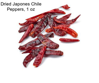Dried Japones Chile Peppers, 1 oz