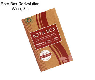 Bota Box Redvolution Wine, 3 lt