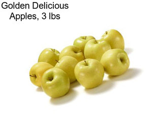 Golden Delicious Apples, 3 lbs