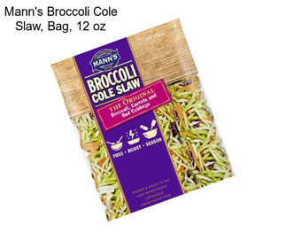 Mann\'s Broccoli Cole Slaw, Bag, 12 oz