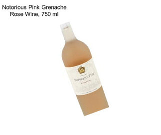 Notorious Pink Grenache Rose Wine, 750 ml