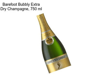 Barefoot Bubbly Extra Dry Champagne, 750 ml