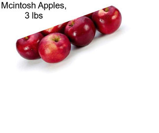 Mcintosh Apples, 3 lbs