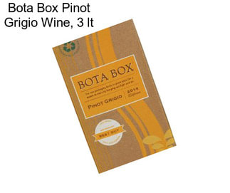 Bota Box Pinot Grigio Wine, 3 lt