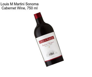 Louis M Martini Sonoma Cabernet Wine, 750 ml